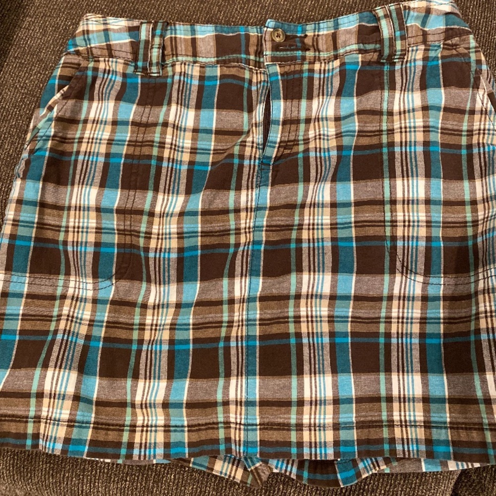 Plaid Skort